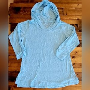 Columbia Lightweight Hooded 3/4 Sleeve Shirt